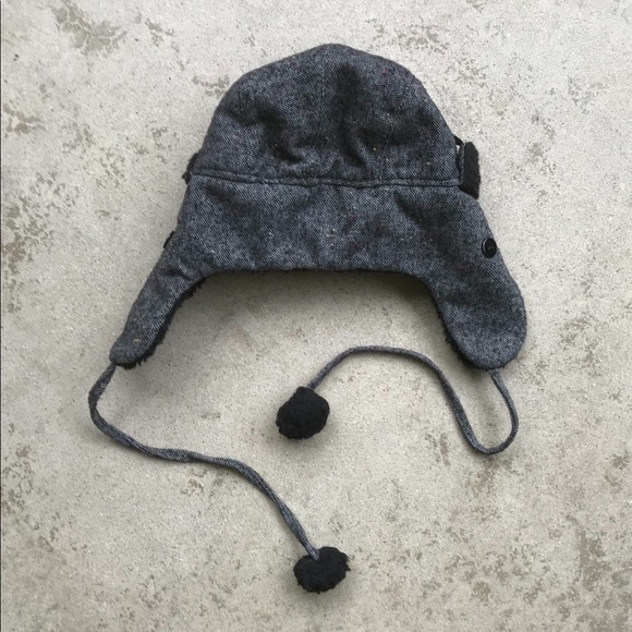 Tweed and Fake Mouton Woodsman’s Hat - Picture 4 of 7